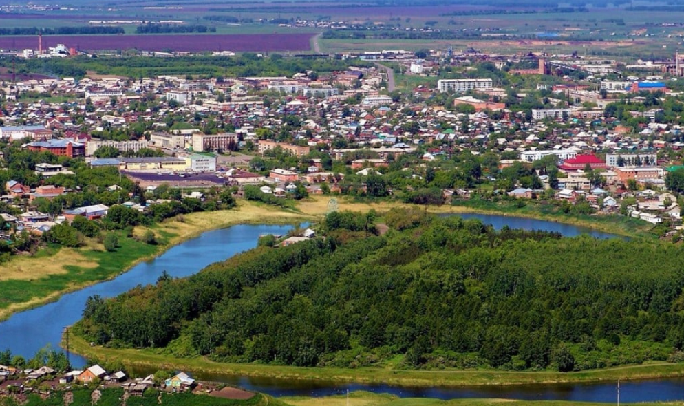 Вид на город Калачинск